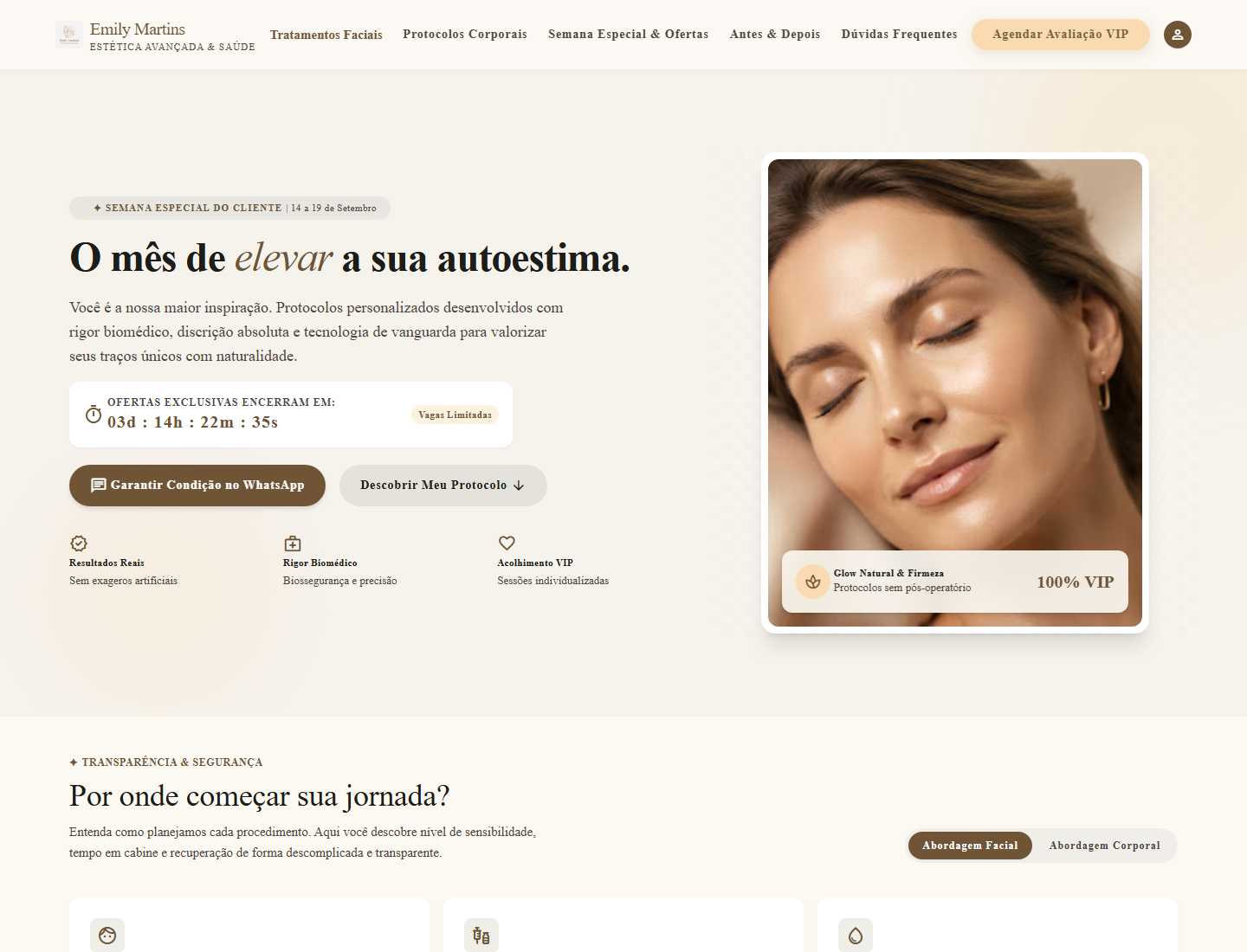 Screenshot do projeto Emily Martins